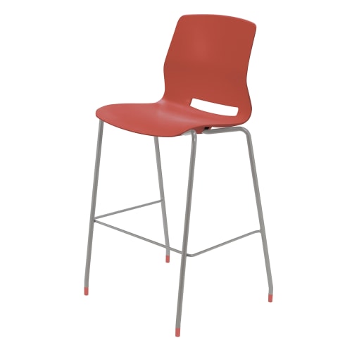 KFI Studios Imme Stacking Barstool, Coral